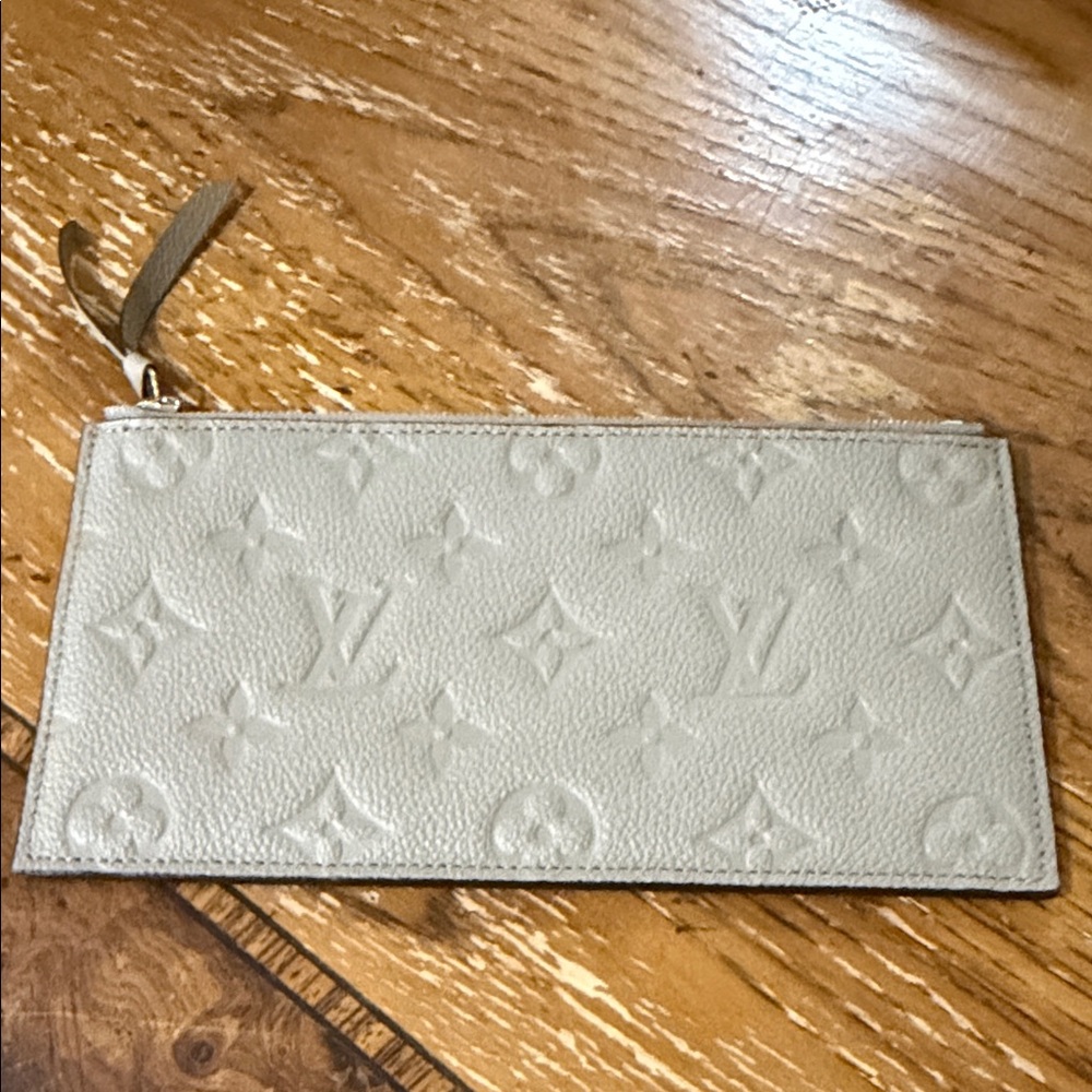 Louis Vuitton Beige Monogram Wristlet